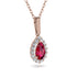 Ruby Tear Of Eternity Pendant - Jolene No. 11 image 2