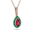 Ruby Tear Of Eternity Pendant - Jolene No. 26 image 2