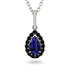 Sapphire Tear Of Eternity Pendant - Jolene No. 45 image 1