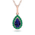 Sapphire Tear Of Eternity Pendant - Jolene No. 29 image 1