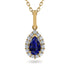 Sapphire Tear Of Eternity Pendant - Jolene No. 13 image 1