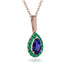 Sapphire Tear Of Eternity Pendant - Jolene No. 29 image 2