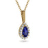 Sapphire Tear Of Eternity Pendant - Jolene No. 13 image 2