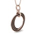 Three Circle Necklace With Black Diamond - Octavia No. 8 image 2