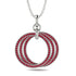 Three Circle Necklace With Ruby - Octavia No. 12 image 1