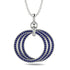 Three Circle Necklace With Sapphire - Octavia No. 15 image 1