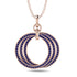 Three Circle Necklace With Sapphire - Octavia No. 14 image 1