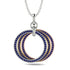 Three Circle Necklace With Sapphire - Octavia No. 20 image 5