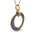 Three Circle Necklace With Sapphire - Octavia No. 20 image 2