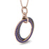 Three Circle Necklace With Sapphire - Octavia No. 20 image 4