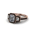 Diamond Three Halo Radiance Engagement Ring - Emely No. 32 image 3
