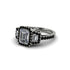 Diamond Three Halo Radiance Engagement Ring - Emely No. 33 image 3