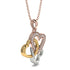 Three Hearts Intertwined Diamond Necklace - Harlow No. 16 image 6