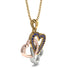 Three Hearts Intertwined Sapphire Necklace - Harlow No. 20 image 6