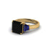 Three Stone Black Diamond Engagement Ring - Bethany No. 67 image 2