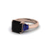 Three Stone Black Diamond Engagement Ring - Bethany No. 68 image 2