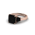 Three Stone Black Diamond Engagement Ring - Bethany No. 38 image 2