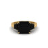 Three Stone Black Diamond Engagement Ring - Bethany No. 37 image 3