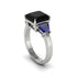 Three Stone Black Diamond Engagement Ring - Bethany No. 69 image 1