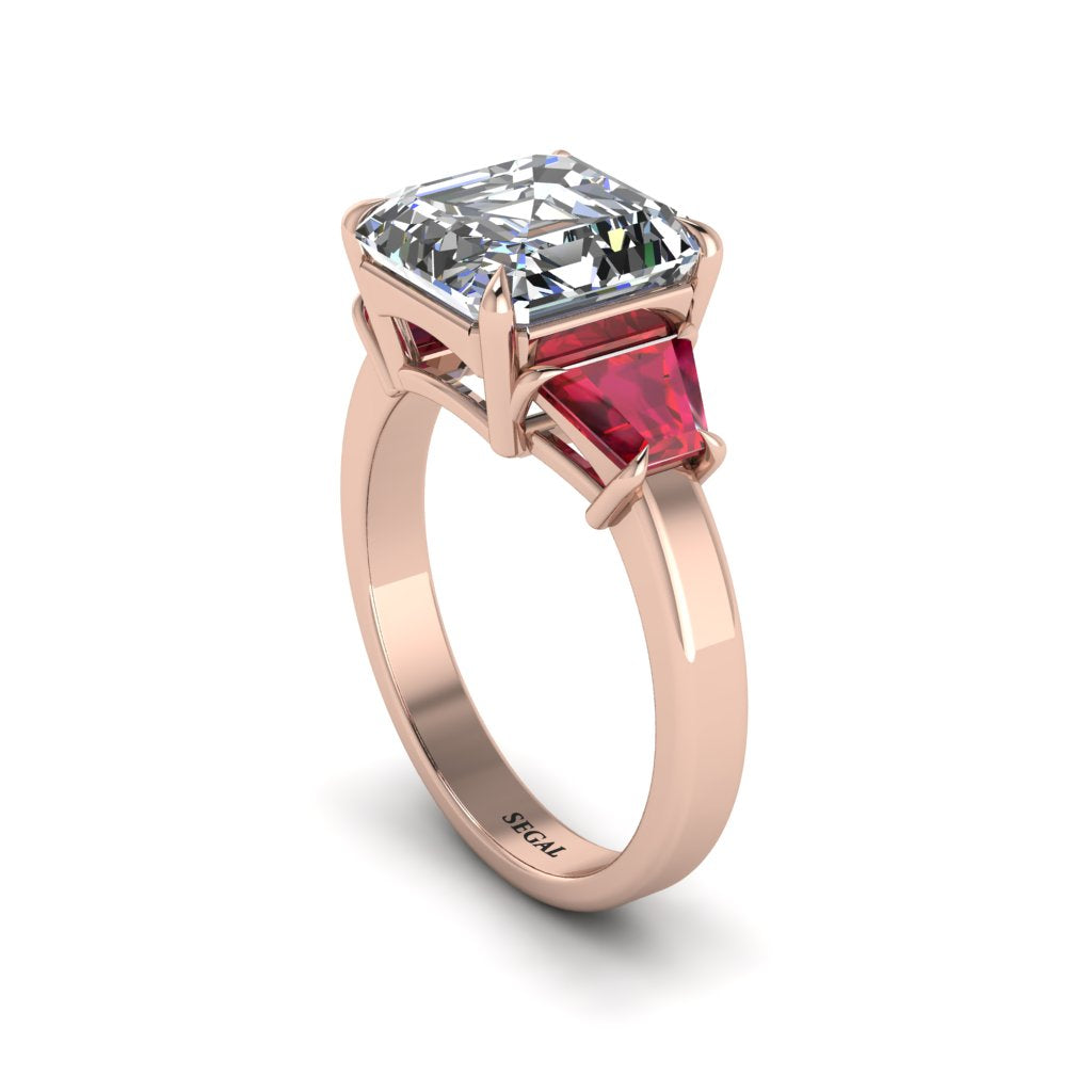 Three Stone Diamond Engagement Ring - Bethany No. 47