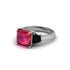Three Stone Ruby Engagement Ring - Bethany No. 42 image 2