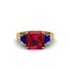 Three Stone Ruby Engagement Ring - Bethany No. 70 image 3