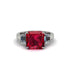 Three Stone Ruby Engagement Ring - Bethany No. 12 image 3
