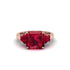 Three Stone Ruby Engagement Ring - Bethany No. 56 image 3