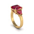 Three Stone Ruby Engagement Ring - Bethany No. 55 image 1