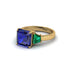 Three Stone Sapphire Engagement Ring - Bethany No. 28 image 2