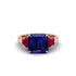 Three Stone Sapphire Engagement Ring - Bethany No. 59 image 3