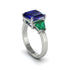 Three Stone Sapphire Engagement Ring - Bethany No. 30 image 1