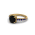 Traditional Black Diamond Engagement Ring - Elaine No. 67 image 2