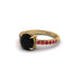 Traditional Black Diamond Engagement Ring - Elaine No. 52 image 2