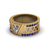 Triangle Cut Diamond Men's Architectural Ring - Levi No. 61 image 3