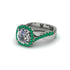Diamond Twist Shank Halo Engagement Ring - Cheyenne No. 18 image 3