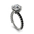 Diamond Twisted Band Halo Engagement Ring - Avianna No. 33 image 1