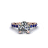 Diamond Twisted Band Halo Engagement Ring - Avianna No. 62 image 2