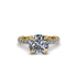 Diamond Twisted Band Halo Engagement Ring - Avianna No. 1 image 8