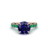 Sapphire Twisted Band Halo Engagement Ring - Avianna No. 29 image 2