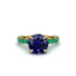 Sapphire Twisted Band Halo Engagement Ring - Avianna No. 28 image 2