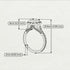 Modern Sapphire Cushion Cut Engagement Ring - Uma No. 43 image 4