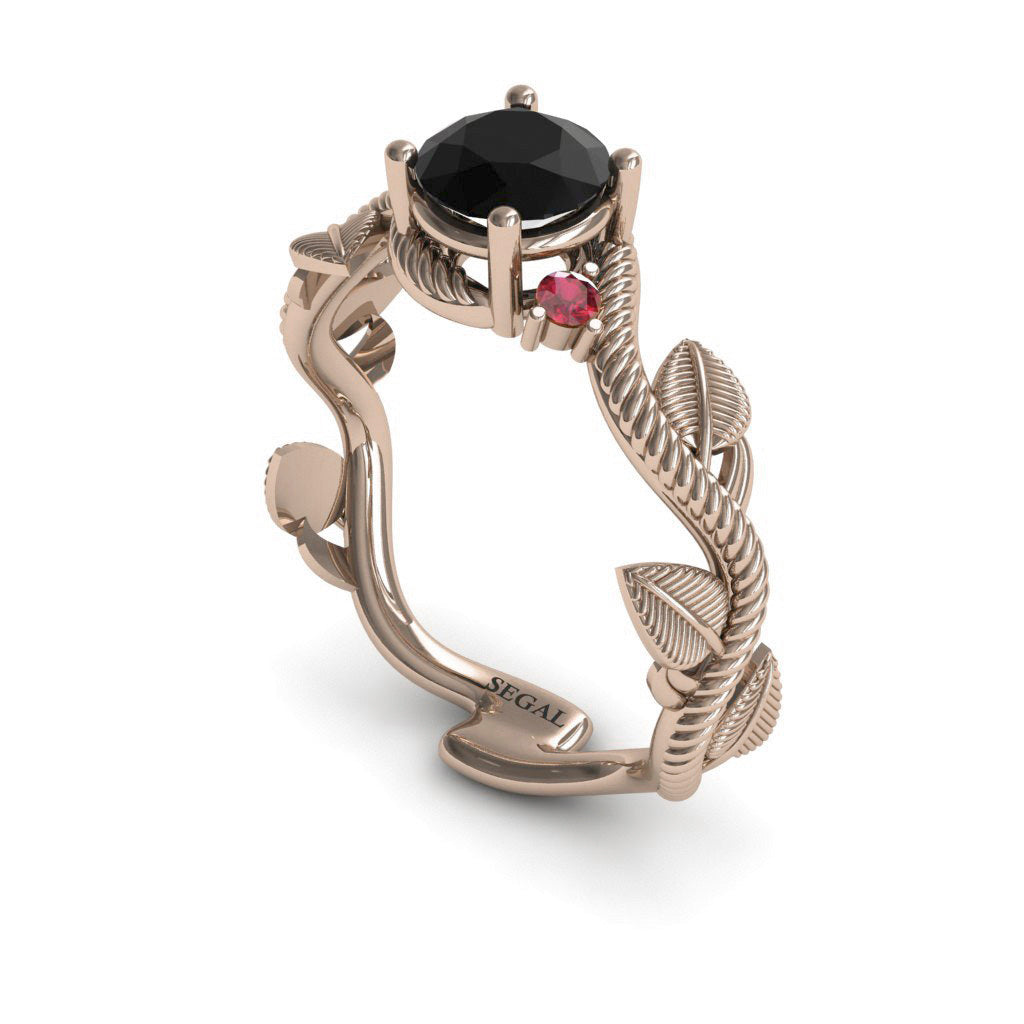 The Leaves Festival Black Diamond Ring- Allison no. 32