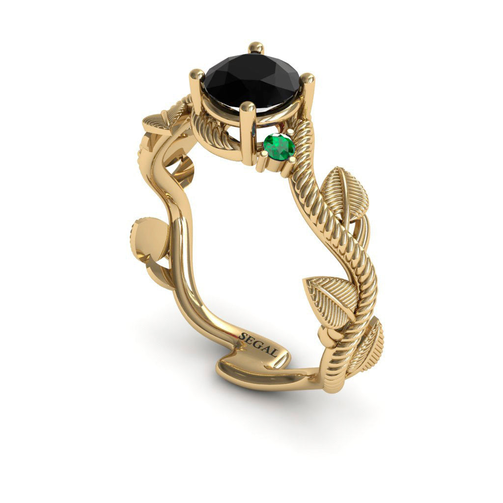 The Leaves Festival Black Diamond Ring- Allison no. 34