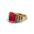 Unique Geometric Radiant Ruby Engagement Ring - Wilma No. 70 image 3
