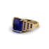 Unique Geometric Radiant Sapphire Engagement Ring - Wilma No. 73 image 3