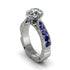 Diamond Victorian Scroll Engagement Ring - Kehlani No. 63 image 1