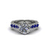 Diamond Victorian Scroll Engagement Ring - Kehlani No. 63 image 2