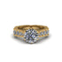 Diamond Victorian Scroll Engagement Ring - Kehlani No. 1 image 3