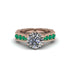 Diamond Victorian Scroll Engagement Ring - Kehlani No. 17 image 3